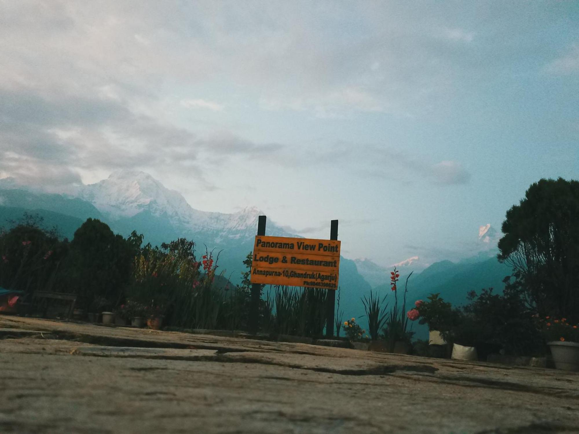 Panorama View Point Lodge And Restaurant, Annapurna-10, Ghandruk ,Agarju Astam Exteriér fotografie